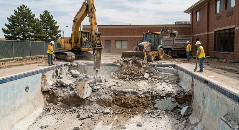 Commercial Pool Removal in Katy, TX