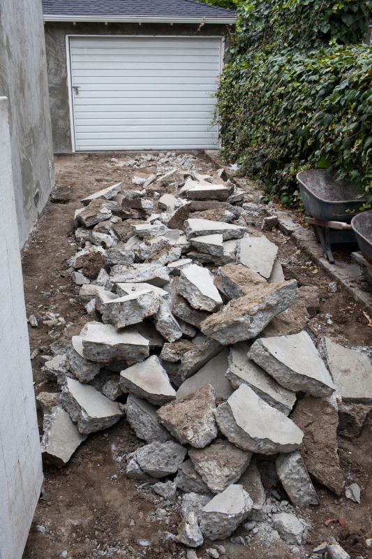 Concrete Pathway Removal in Bergen County, NJ