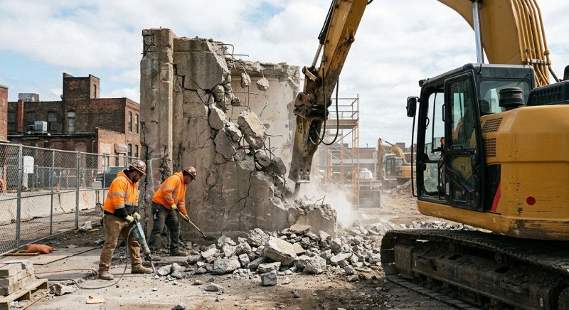 Concrete Steps Demolition in Sacramento, CA