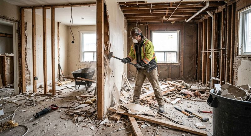 Hearth Demolition in Frederick, MD